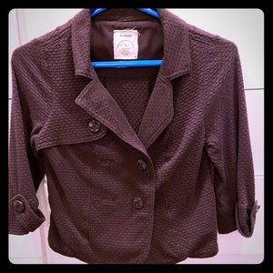 Anthropologie brown jacket